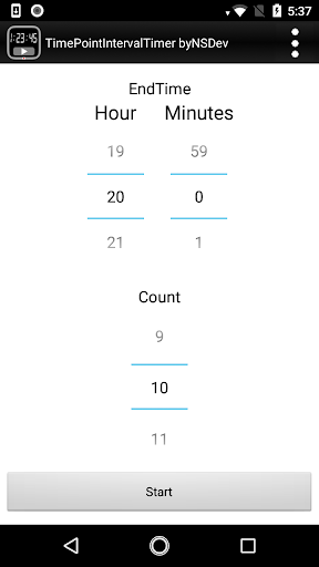 TimePointIntervalTimer byNSDev Screen 2