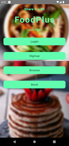 FoodPlus + Screen 2