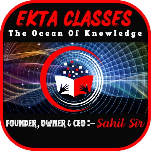 Ekta Classes by Sahil sir logo