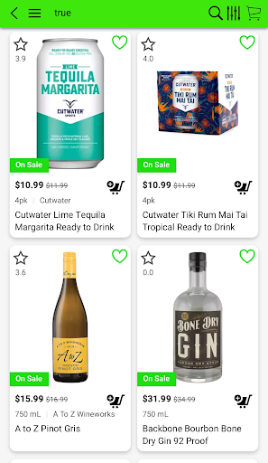 Android application Cork Liquors screenshort
