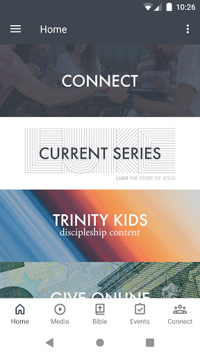 Android application Trinity Church Austin screenshort