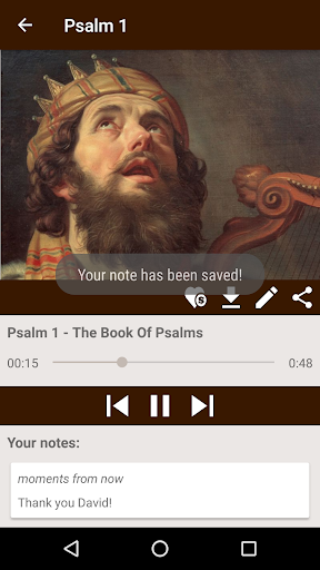 The Book Of Psalms - Audiobook Screen 3