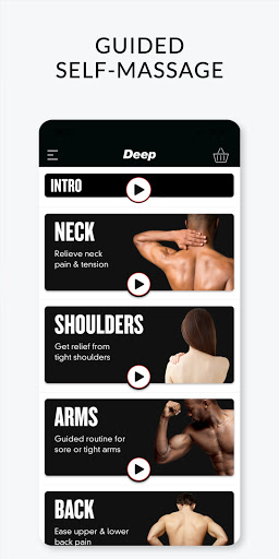 Android application DEEP by MuscleGun UK screenshort