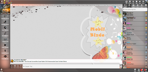 MobilBizde Okey Chat Screen 2