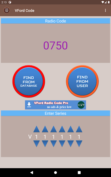Captura 6 VFord Radio Security Code android