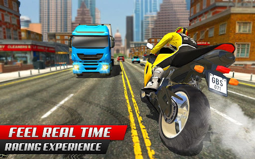 Android application Highway Rider Bike Racing Game screenshort