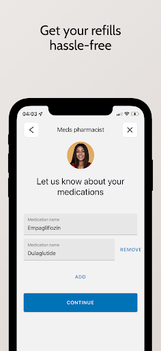 MEDS Rx - Pharmacy delivered Screen 3