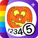 Cover Image of Download Color by Numbers - Halloween +  APK