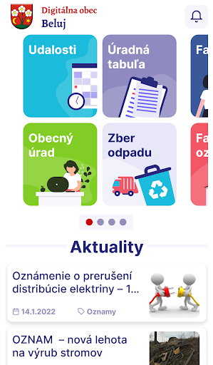 Android application Beluj screenshort