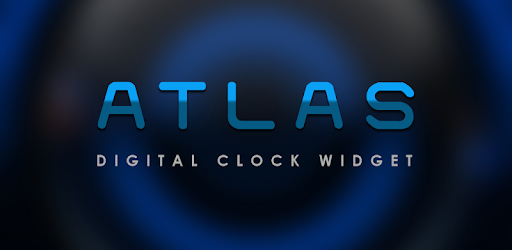 Atlas DIGITAL CLOCK WIDGET Android App