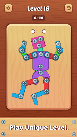 Game screenshot Nuts Bolts: Wood Screw Puzzle apk download