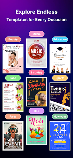 Flyer Maker & Poster Maker Screenshot 2 - AppWisp.com