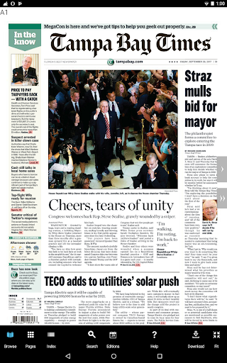 Android application Tampa Bay Times NIE screenshort