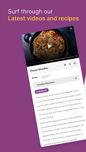 Android application DariusCooks+ screenshort
