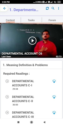 Android application GURUKUL screenshort
