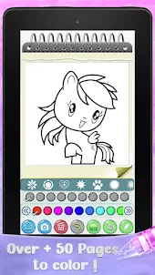 Unicorn Cute Coloring Game