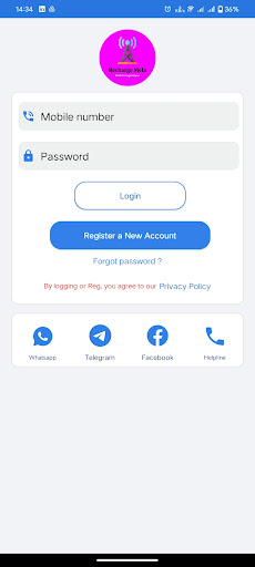 Android application Recharge Mela screenshort