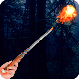 Magic wand trick icon