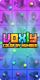 Voxly: 3D Coloring Book. Screenshot