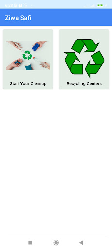 Android application Ziwa Safi screenshort