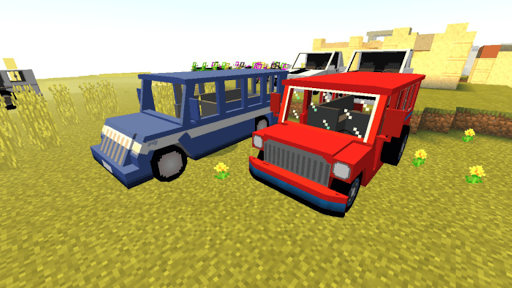 Android application MCPE Vehicles Cars Mod screenshort