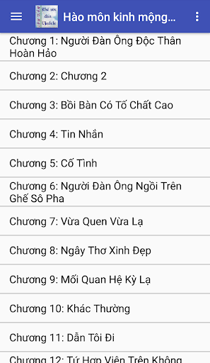 Android application Hao mon kinh mong 2 screenshort
