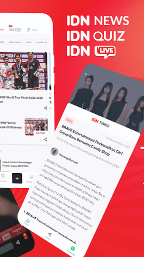 IDN: Baca Berita & Live Stream Screen 2