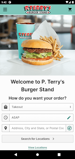 Android application P. Terry's screenshort