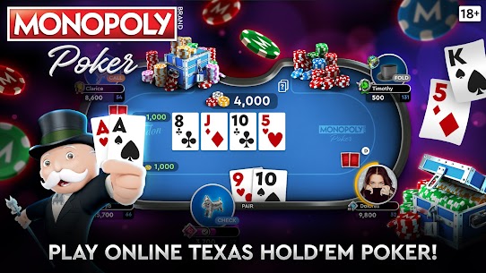 MONOPOLY Poker – Texas Holdem Apk Download NEW 2022 2