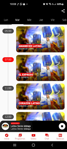 Android application Latina Stereo Málaga screenshort