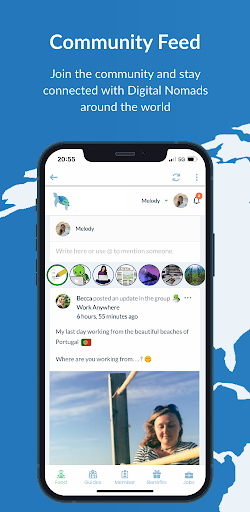 Android application DNworld screenshort