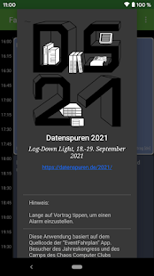 Datenspuren 2021 Fahrplan  Screenshots 5