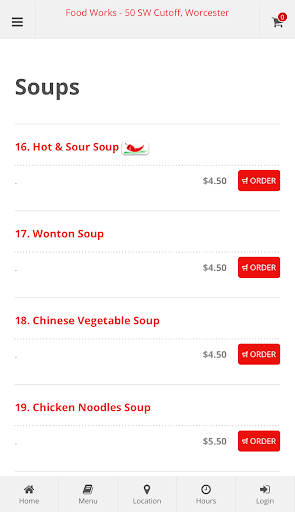 Zhang's Food Works Worcester Screenshot 3 - AppWisp.com