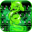 Green Neon Dragon Keyboard The