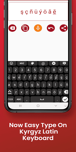 Kyrgyz Latin Keyboard by Infra Screen 2