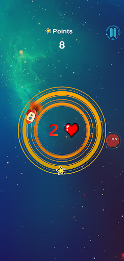 Android application Planet Dodger screenshort