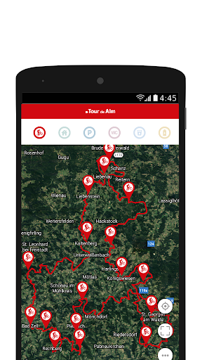 Android application Tour de Alm - Mountainbike screenshort
