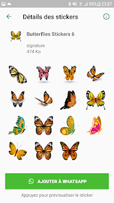 Imágen 7 Pegatinas de mariposas android
