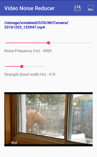 Android application Video Noise Reducer screenshort
