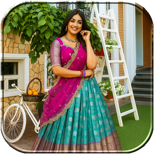 Half Saree Photo Editor Download on Windows