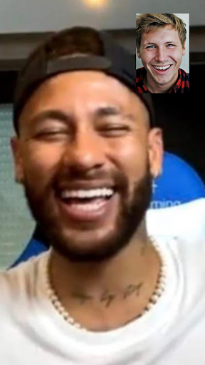 Android application Call From Neymar Video Talk screenshort