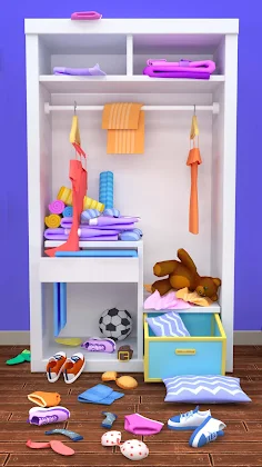 Fill the Closet: Organize Game - Screenshot 1