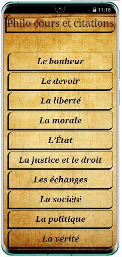 Philo cours et citations Screen 2
