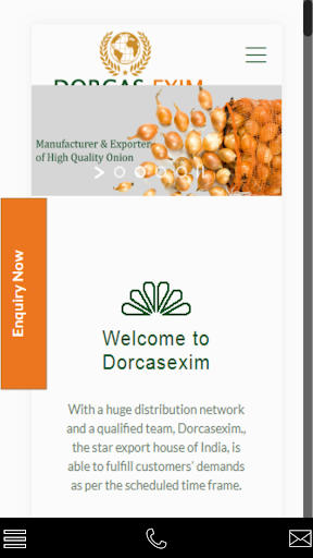 Android application Dorcas exim screenshort