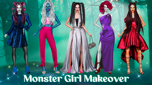 Monsters Girls Dress Up – Apps no Google Play, jogos de vestir