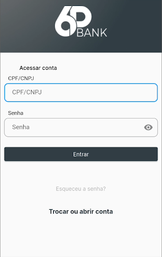Android application 6P Bank screenshort