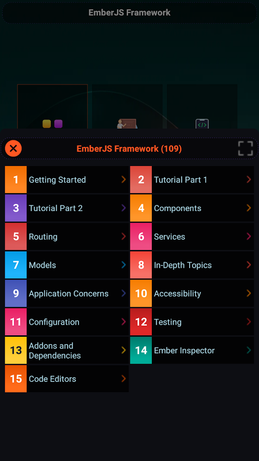#2. EmberJS Web Framework (Android) By: Clement Ochieng