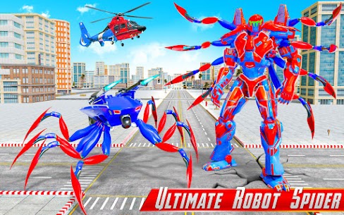 Spider Robot Car Game Apk Robot Transforming Games app mod 4