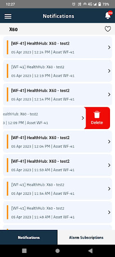 HealthHub Notifications Screen 3