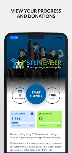 Screenshot of STEPtember